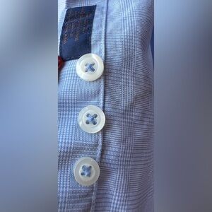 David Donahue - Blue - Men’s Long Sleeve Dress Shirt - 17-34/35